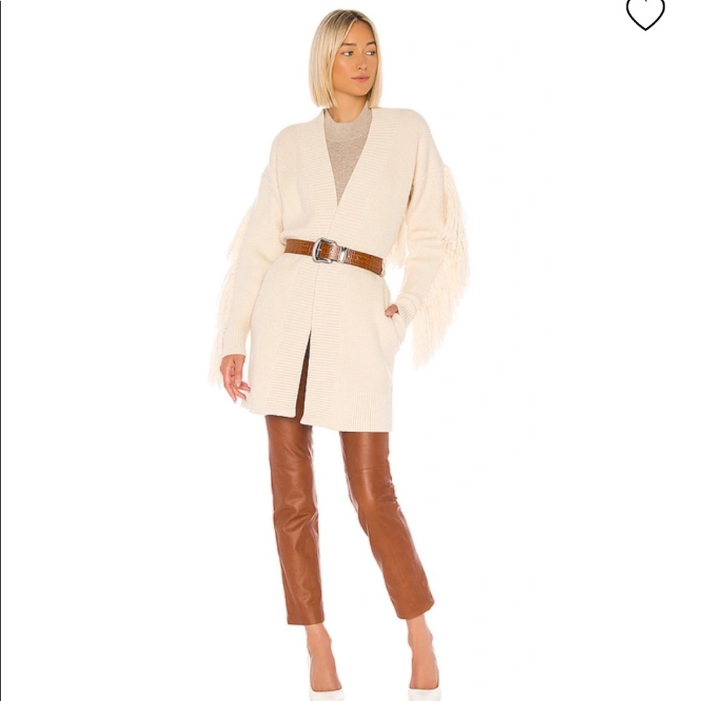 Karina Grimaldi Toronto Cardigan in Ivory